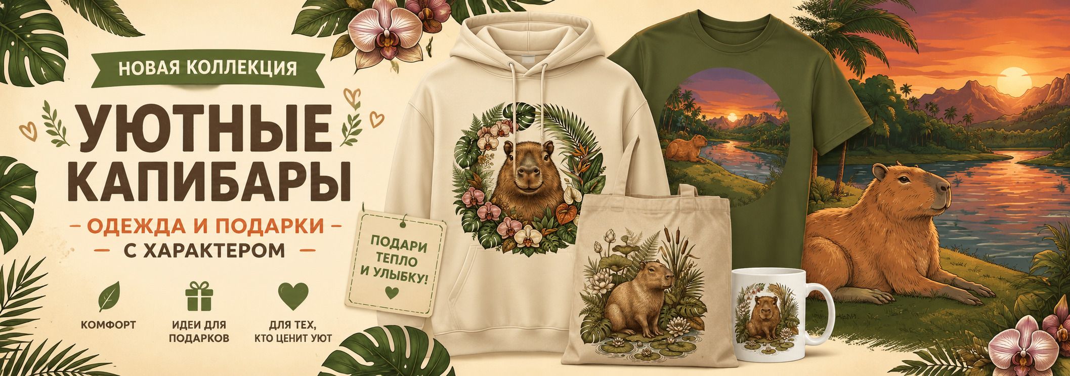 Уютные Капибары