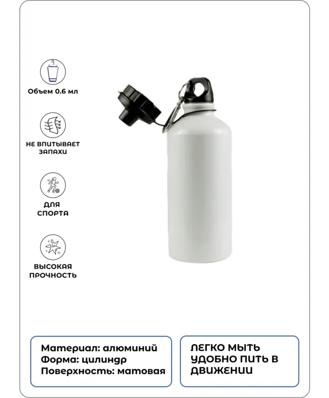 Бутылка алюминиевая