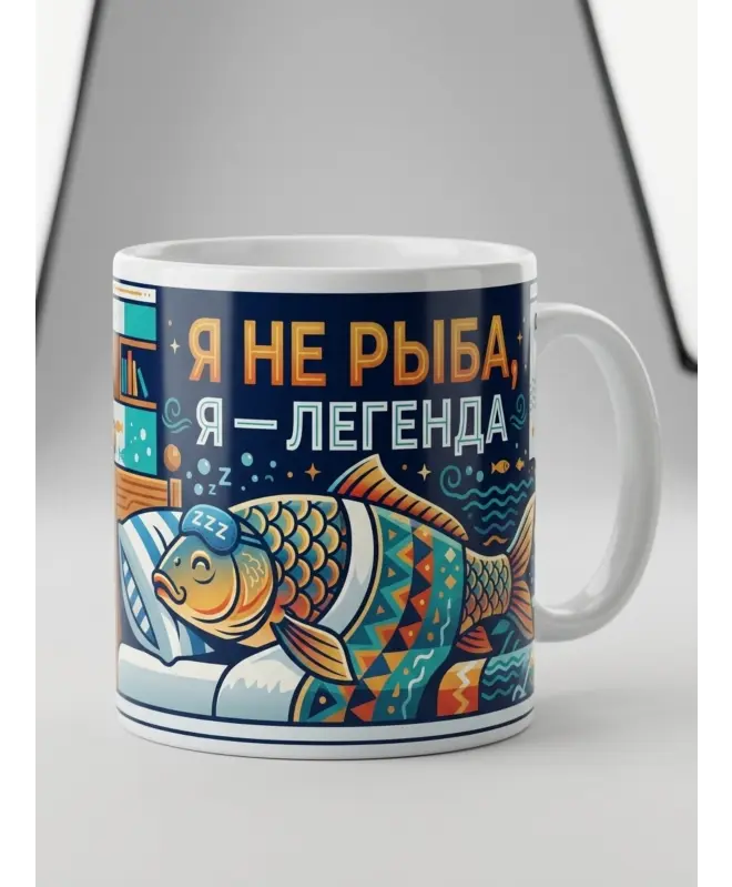 Белая глянцевая кружка (Легенда)