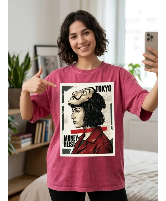 Футболка варёнка оверсайз 