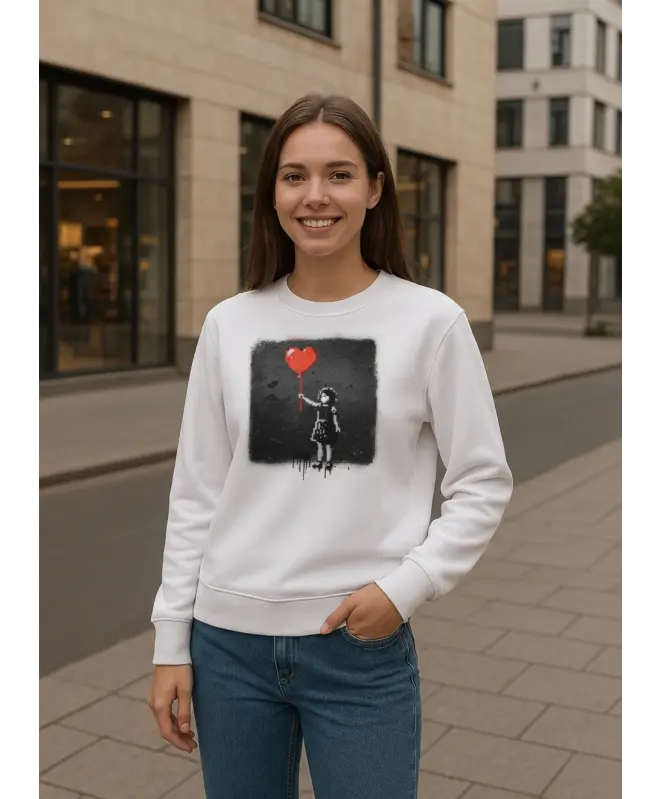 Свитшот с круглым вырезом унисекс "Пиксель Арт"