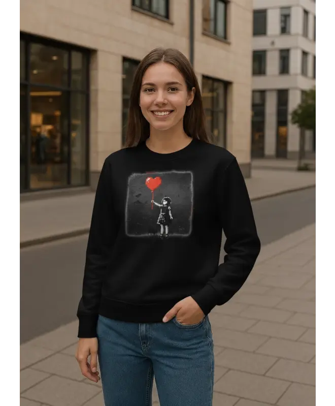 Свитшот с круглым вырезом унисекс 