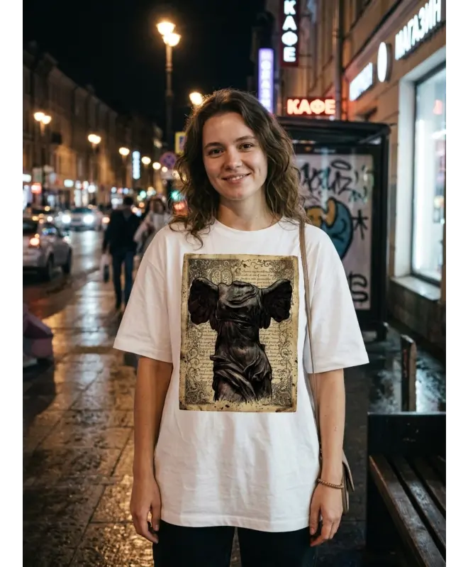 Футболка OVERSIZE "Силуэт"