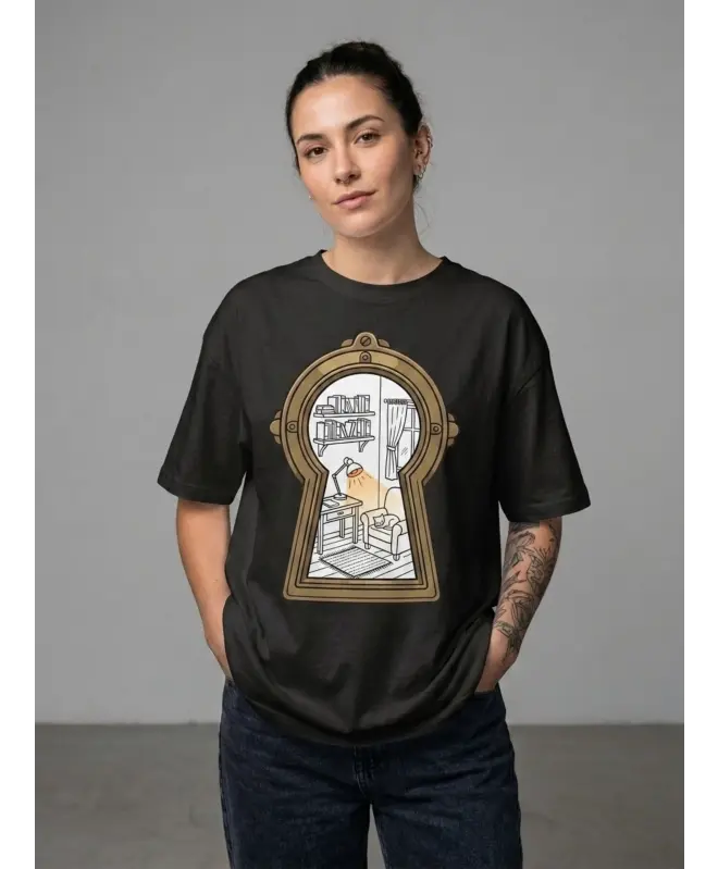 Футболка  OVERSIZE (Замочная скважина)