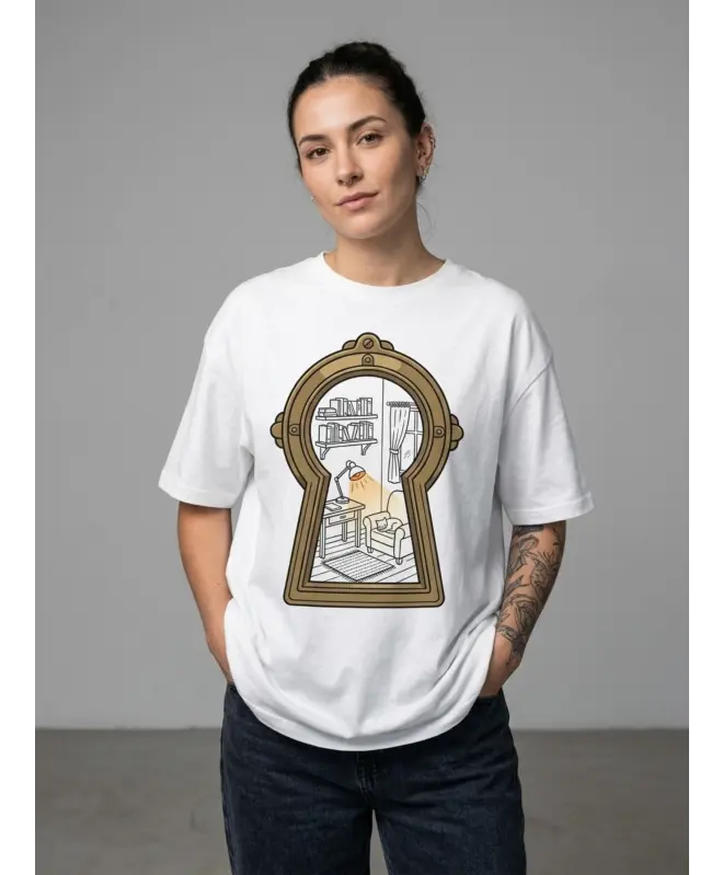 Футболка  OVERSIZE (Замочная скважина)