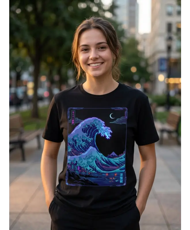 Футболка унисекс "Цунами"