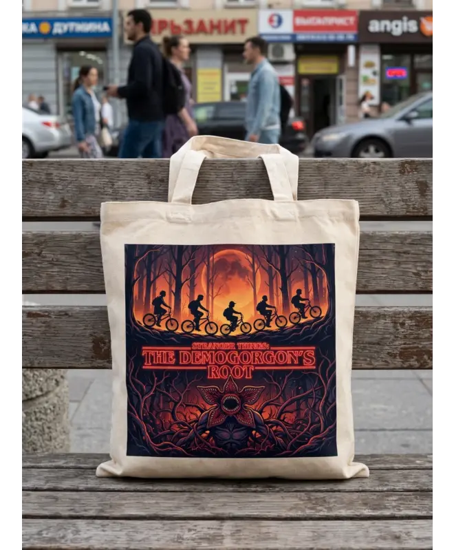 Холщовая сумка (Шоппер) "Stranger Things"