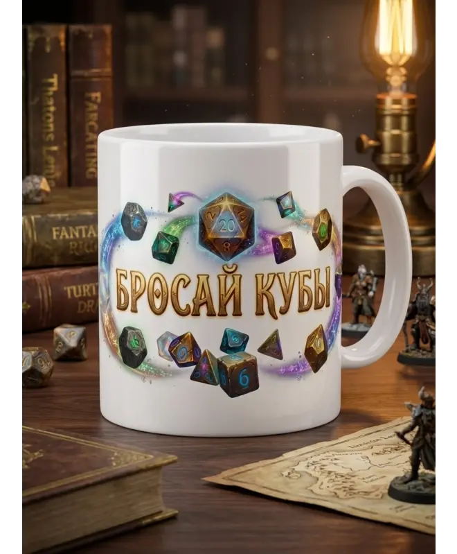 Кружка Керамическая (Бросай Кубы)