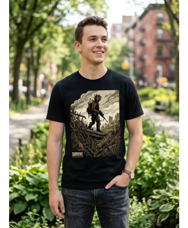 Футболка унисекс "The Last Of Us Clicker"