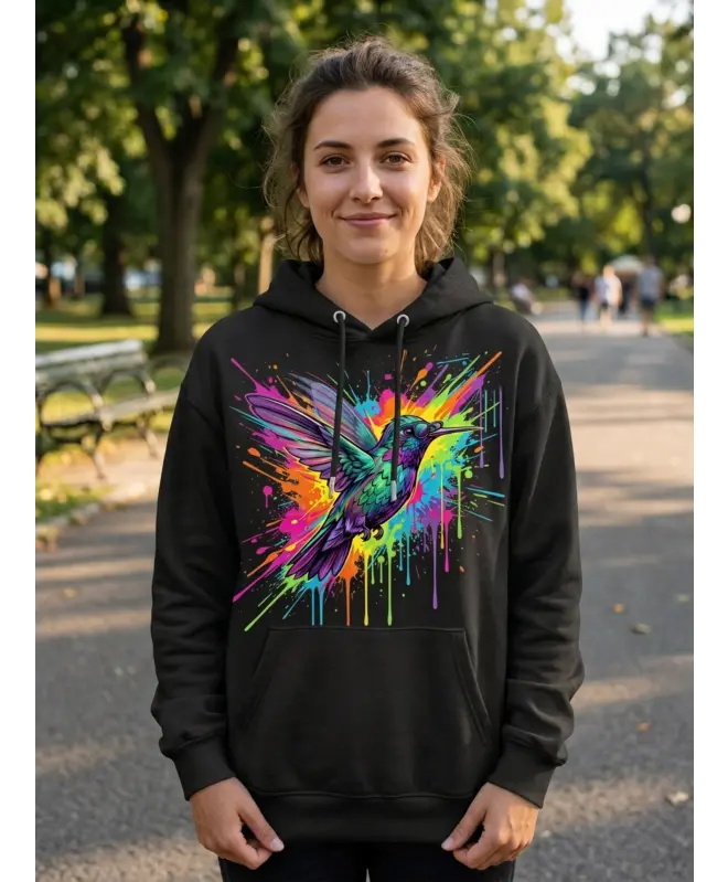 Худи унисекс Классика "Колибри"
