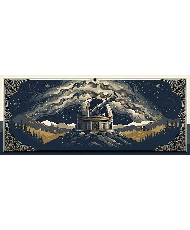 Белая глянцевая кружка (Обсерватория)