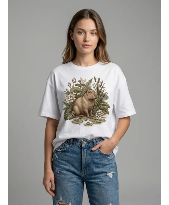 Футболка OVERSIZE (Капибара Винтаж)