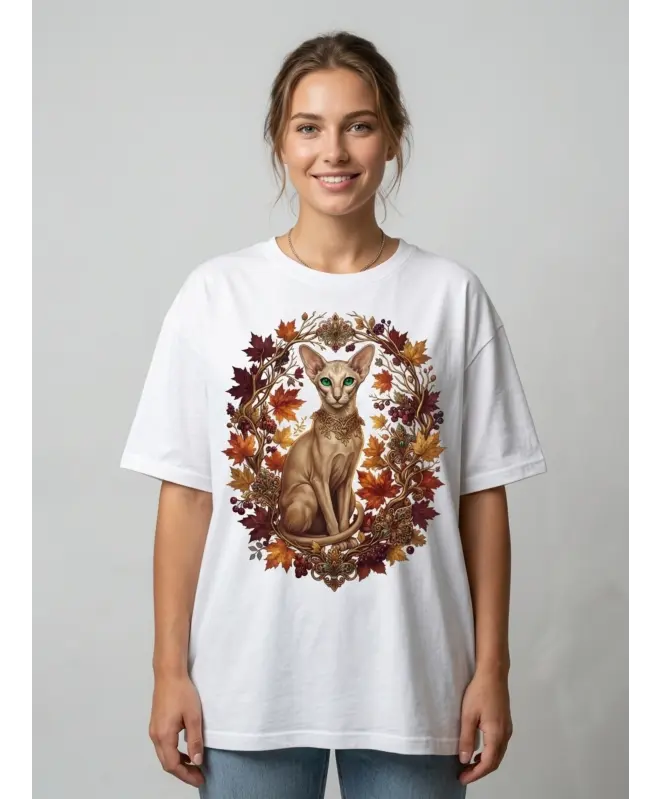 Футболка OVERSIZE (Осенний ориентал)