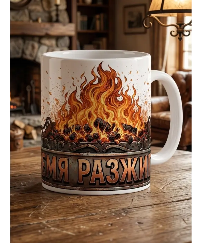 Кружка Керамическая (Время Разжигать)