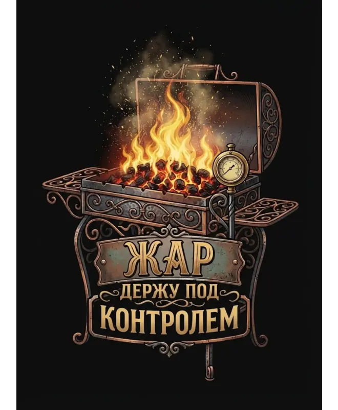 Футболка Оверсайз (Жар под контролем)