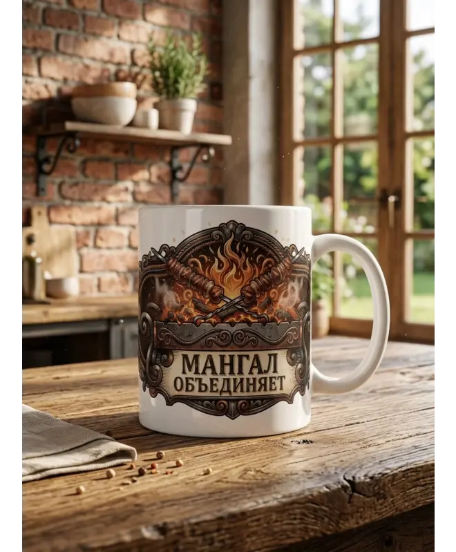 Кружка Керамическая (Мангал Объединяет)