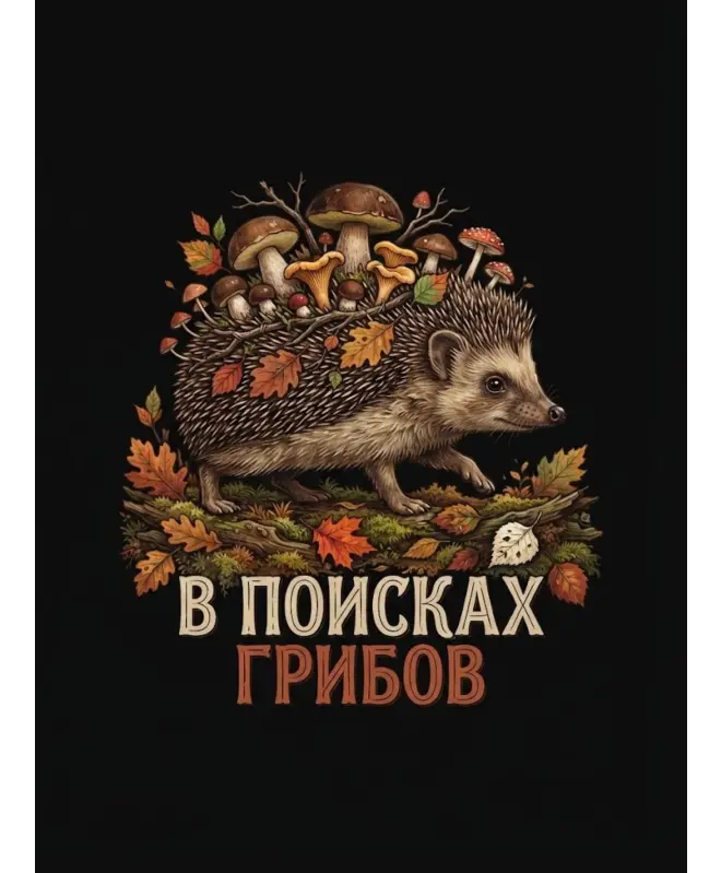 Футболка Оверсайз (В поисках грибов)