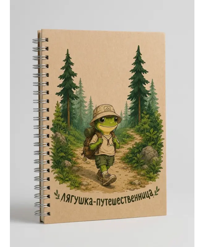 Блокнот в клетку (Лягушка)