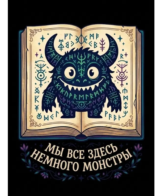 Футболка OVERSIZE (Все мы немного монстры)