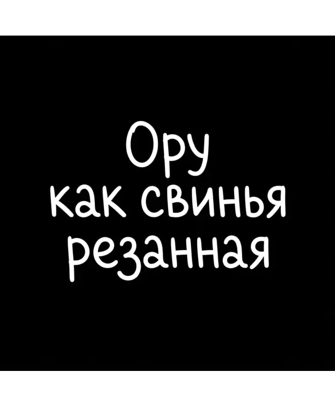 Футболка Оверсайз (Ору как свинья)