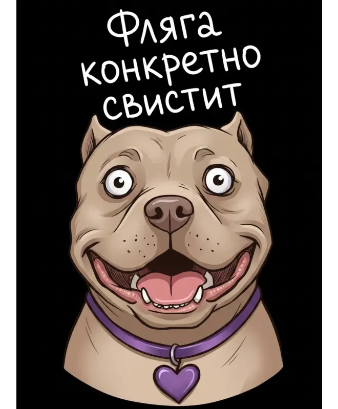 Футболка Оверсайз (Фляга конкретно свистит)