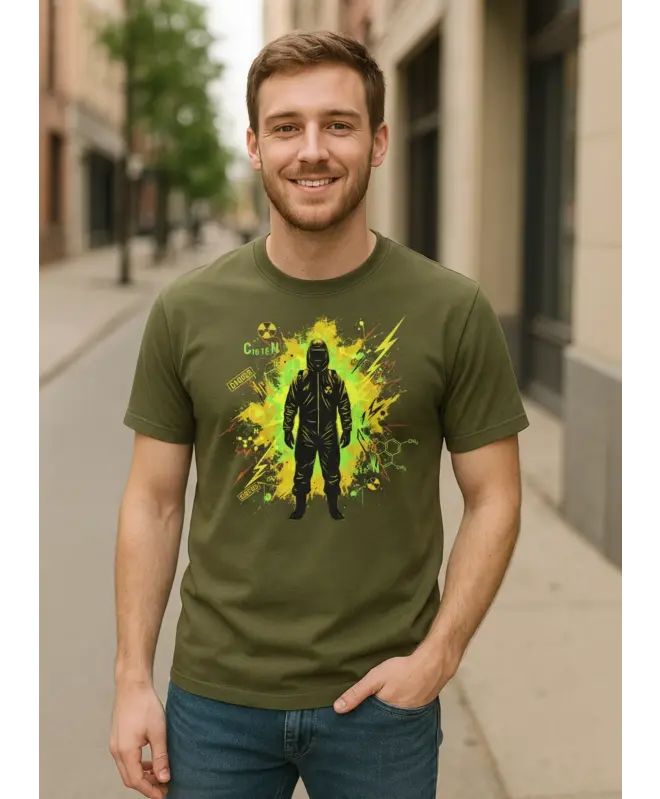 Футболка унисекс Бесшовный крой "BIOHAZARD"