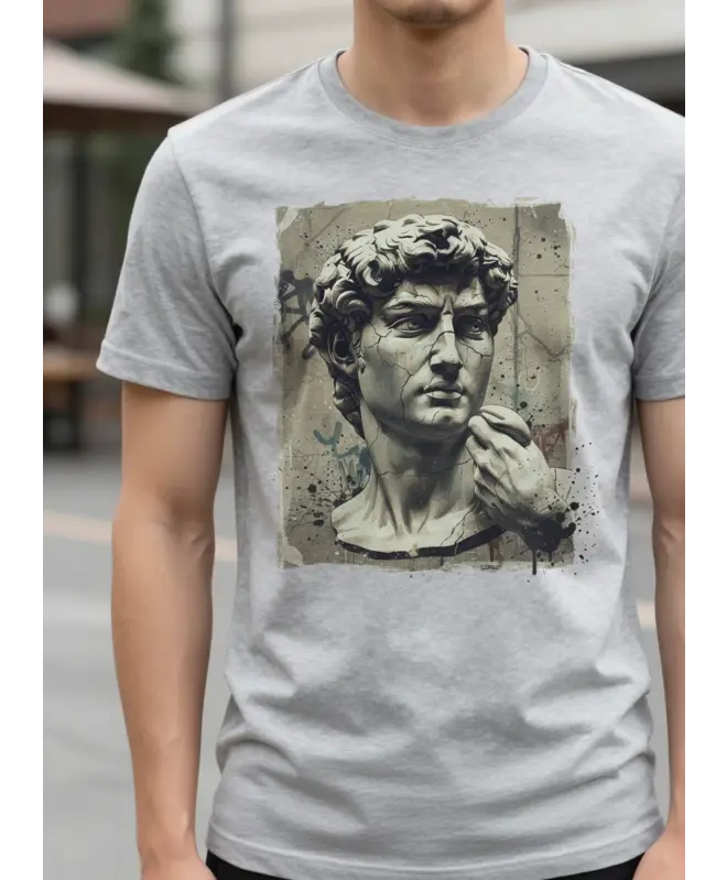 Футболка унисекс Бесшовный крой "Статуя"