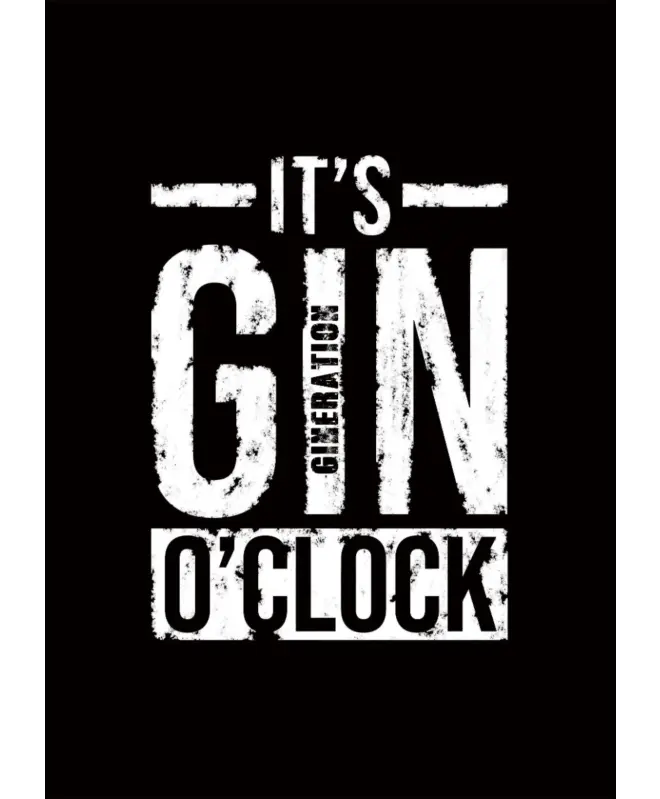 Футболка Оверсайз (It s gin o clock) 