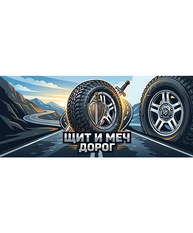 Белая глянцевая кружка (Щит и меч дорог)