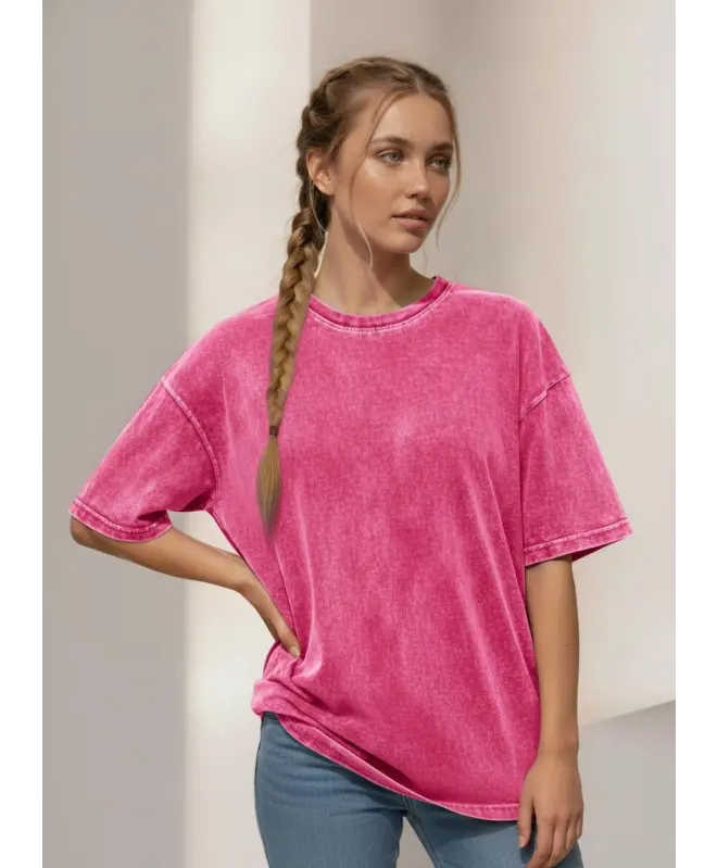 Футболка варёнка оверсайз