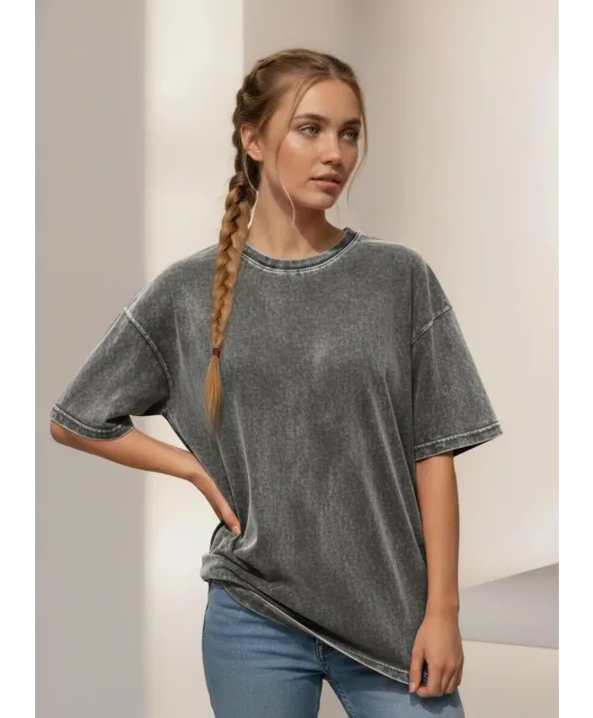 Футболка варёнка оверсайз