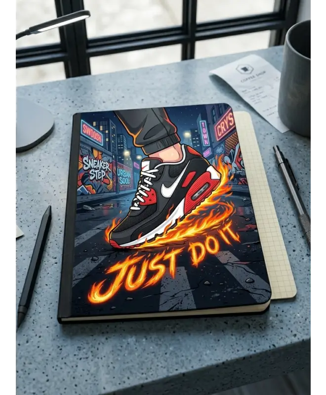 Блокнот в клетку (цветная обложка) 