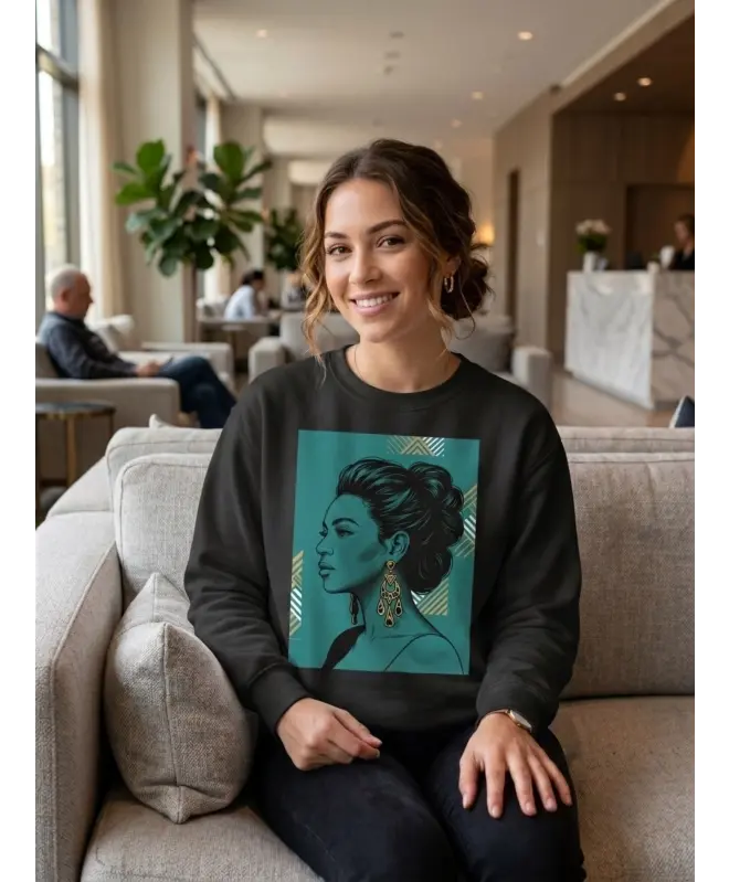 Свитшот с круглым вырезом унисекс "Beyonce"