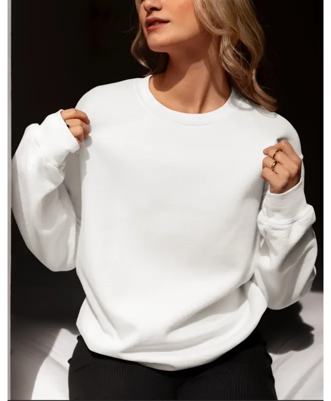 Свитшот с круглым вырезом унисекс