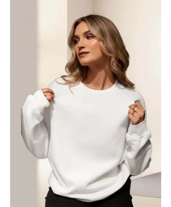 Свитшот с круглым вырезом унисекс