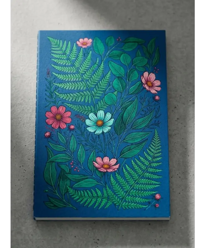 Блокнот в клетку (цветная обложка)