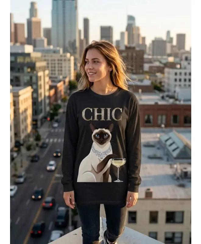 Свитшот с круглым вырезом унисекс 