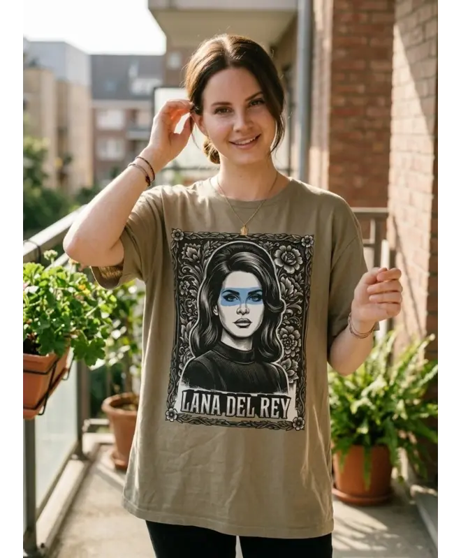 Футболка унисекс Бесшовный крой "LANA DEL RAY"