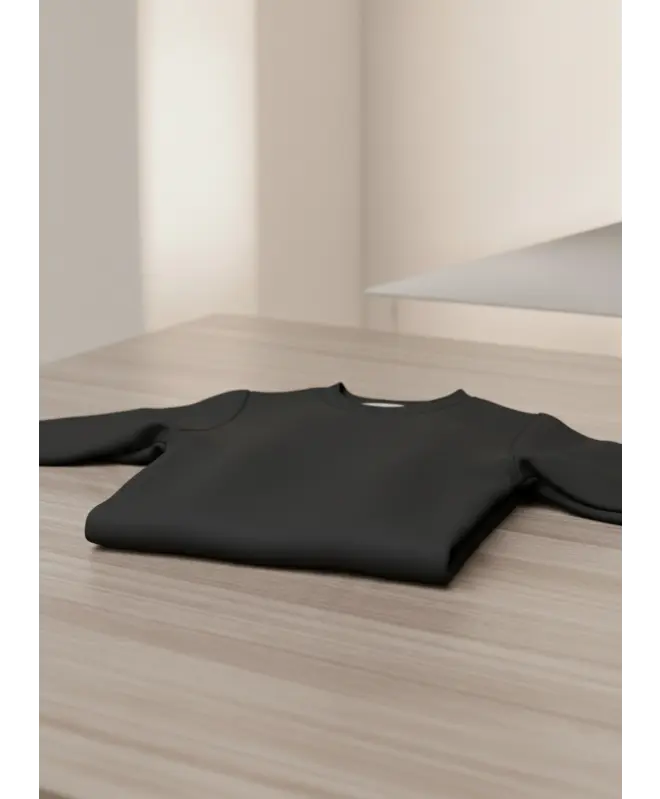 Свитшот с круглым вырезом унисекс