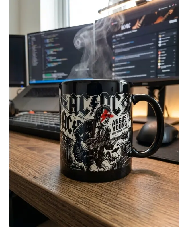 Кружка хамелеон "Ангус Янг"