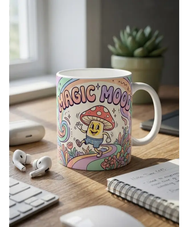 Белая глянцевая кружка "Magic Mood"