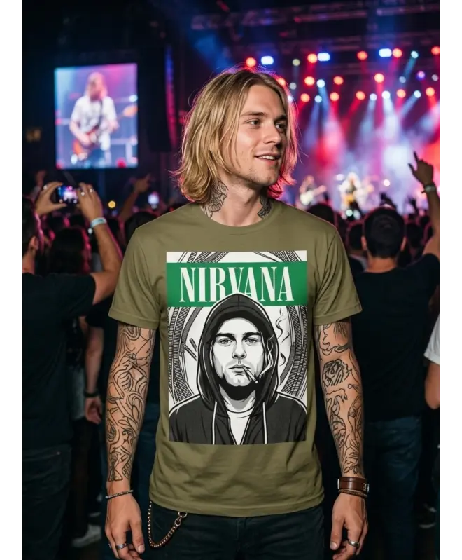 Футболка унисекс Бесшовный крой "NIRVANA"